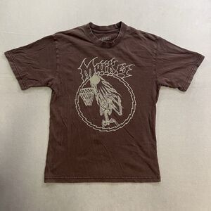 MARKET Studios Graphic Tee Skelton Dunking Basketball Grateful Dead Burgundy